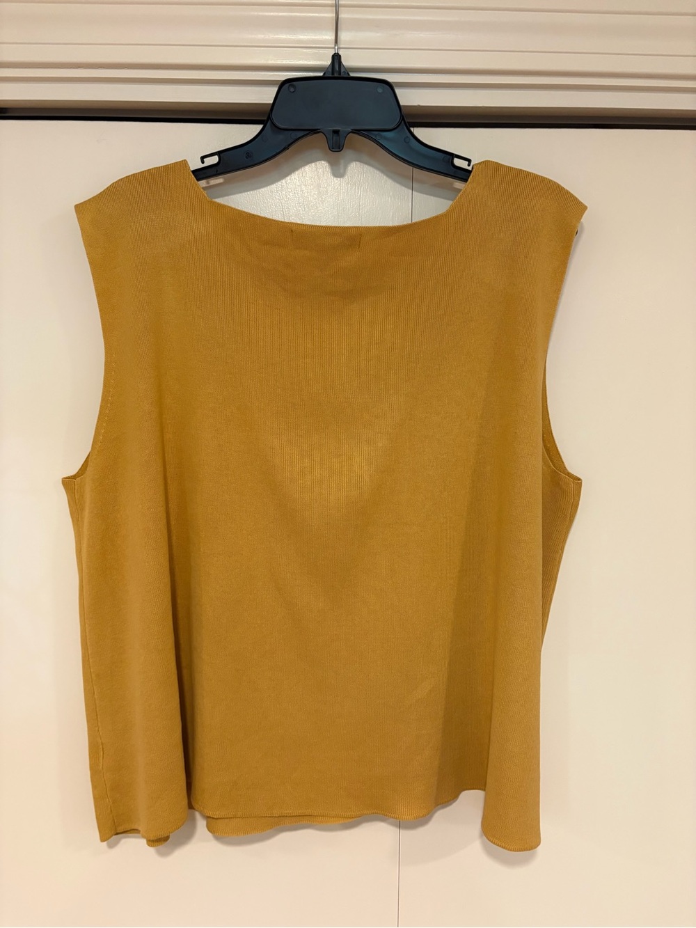 Coldwater Creek Sleeveless Tank Top in Mustard Gold - Picture 2 of 7